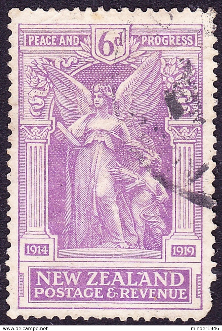 NEW ZEALAND 1920 6d Violet SG457 Used - Ongebruikt