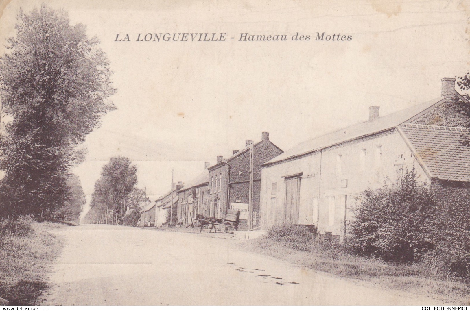 4 Cartes De LALONGUEVILLE ,dont La Trés Rare Carte " Hameau Des Mottes " ,à Voir - Other & Unclassified