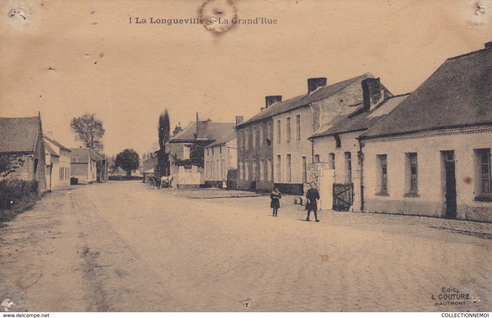 4 Cartes De LALONGUEVILLE ,dont La Trés Rare Carte " Hameau Des Mottes " ,à Voir - Other & Unclassified