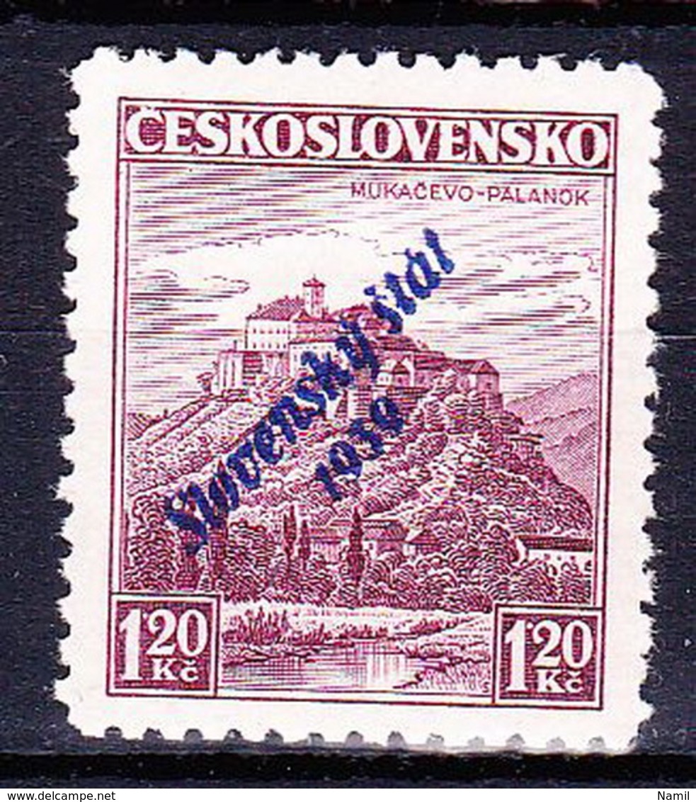 Slovaquie 1939 Mi 13 (Yv 12), MNH)** - Neufs