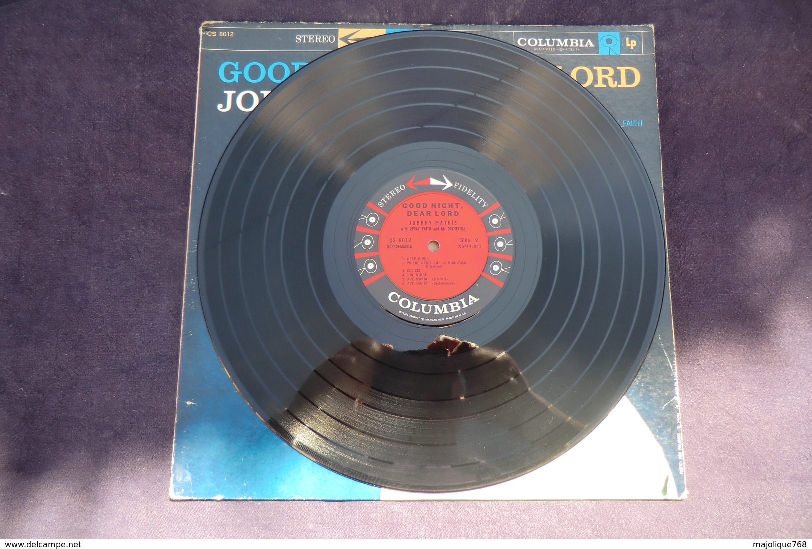Disque De Johnny Mathis - Good Night, Dear Lord - Columbia CS 8012 - - Jazz
