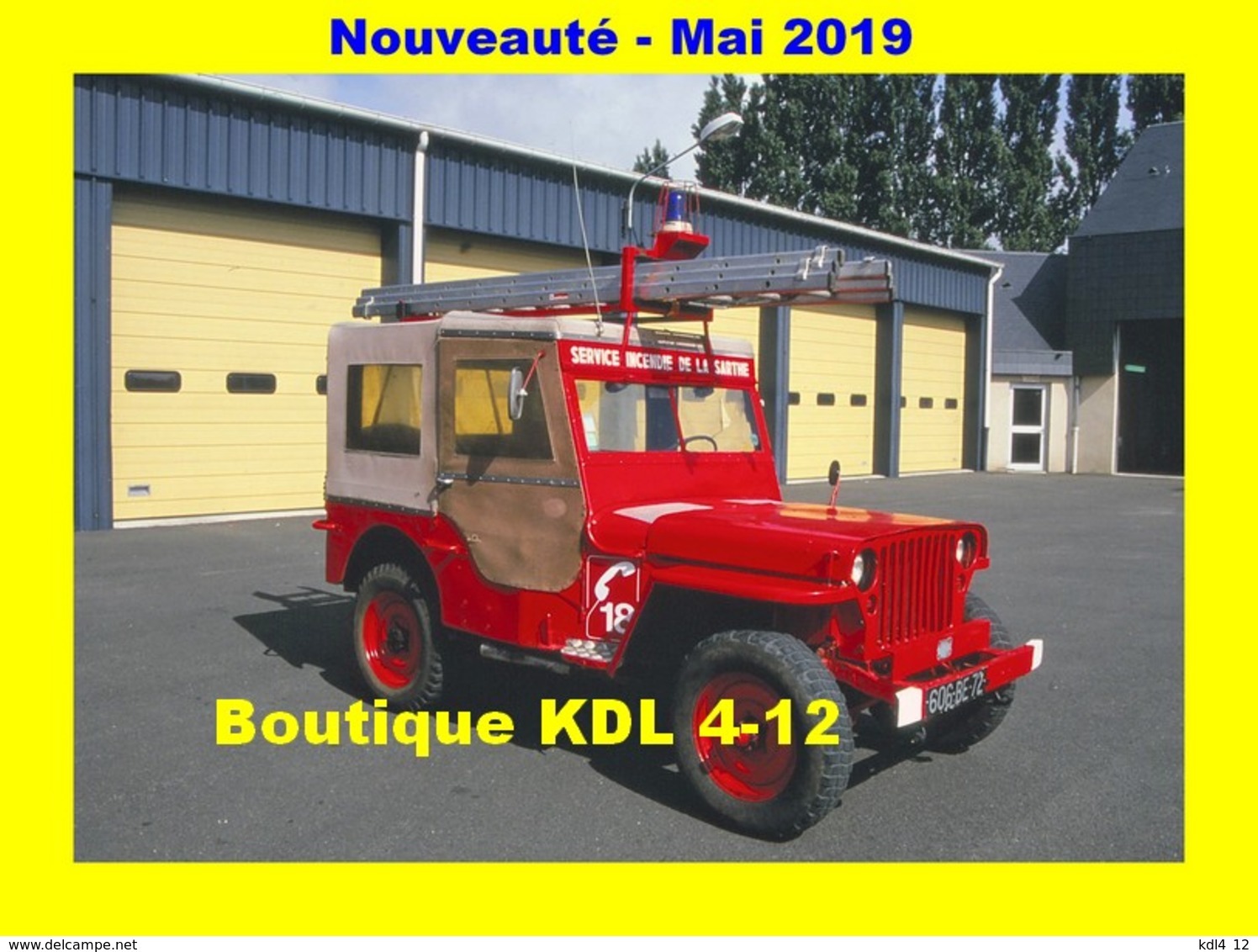 AL - Lot De 6 Cartes Postales Modernes - Véhicules Des Sapeurs-Pompiers De France - 80 SP à 85 SP - Sapeurs-Pompiers