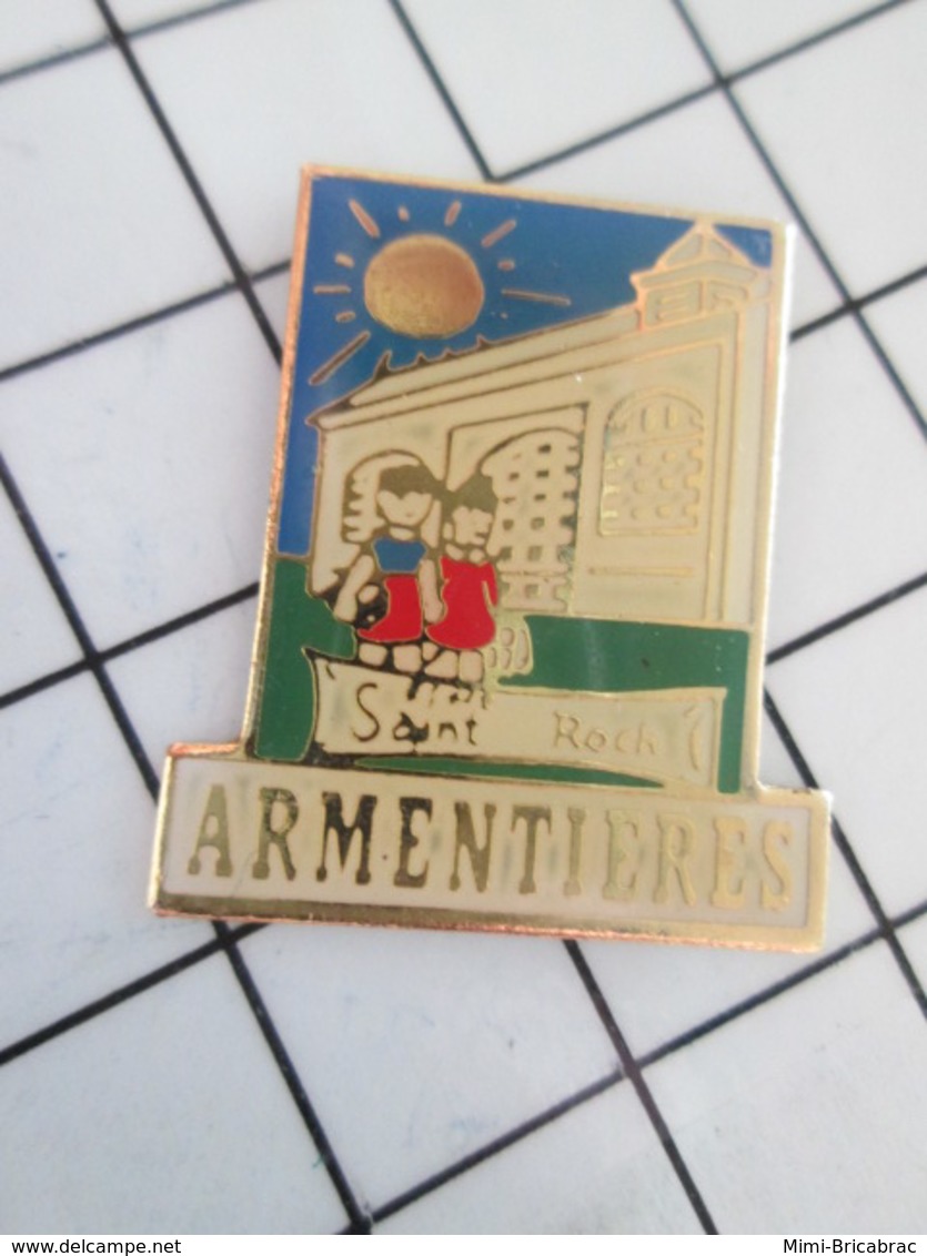 516A Pin's Pins / Beau Et Rare / THEME : ADMINISTRATIONS / ECOLE ST ROCH And Roll ? ARMENTIERES - Administration