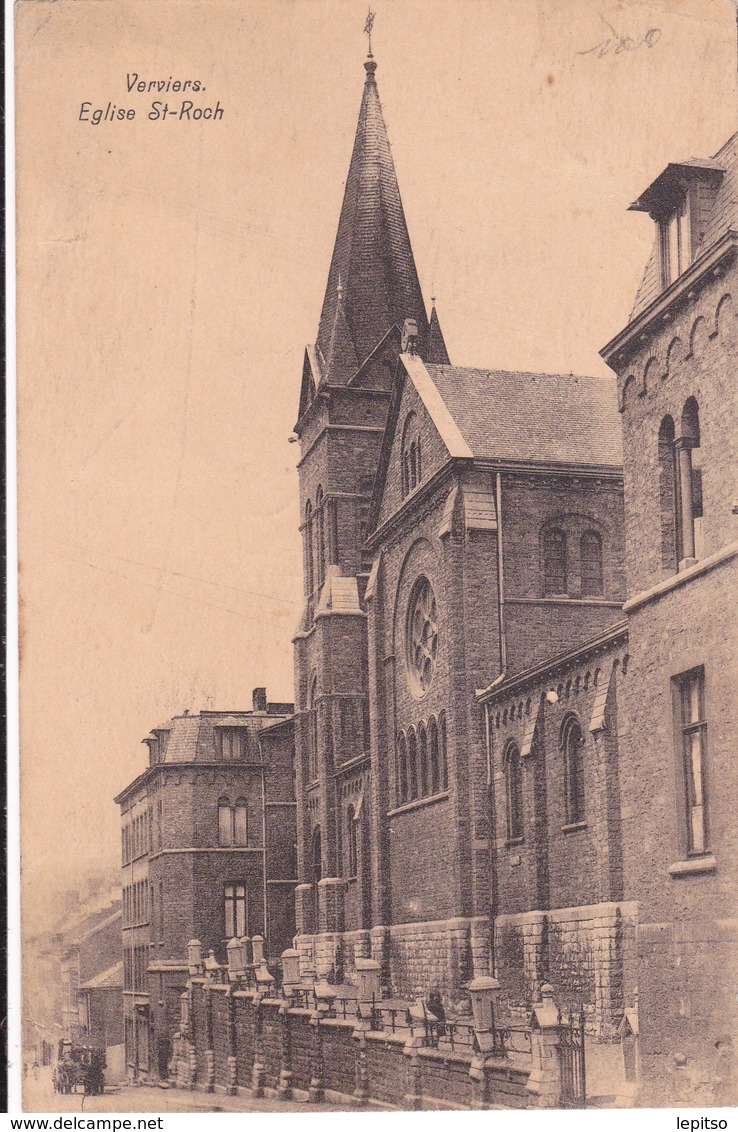 DISON -ANDRIMONT (Remise 50% Déjà Déduite )  "L'Eglise St ROCH"  Circulée  1925   (voir Scans ) - Dison