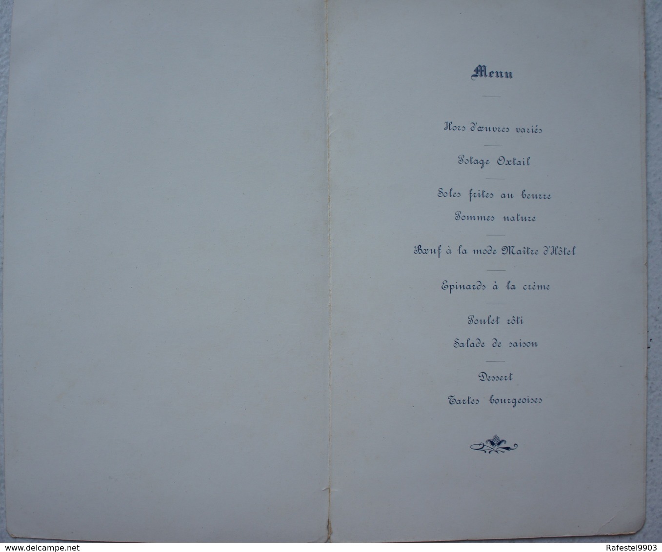 MENU ABL Manifestation De Sympathie Commandant HENRY Pre 1914 Belgische Leger Officier Armée Belge - Menu