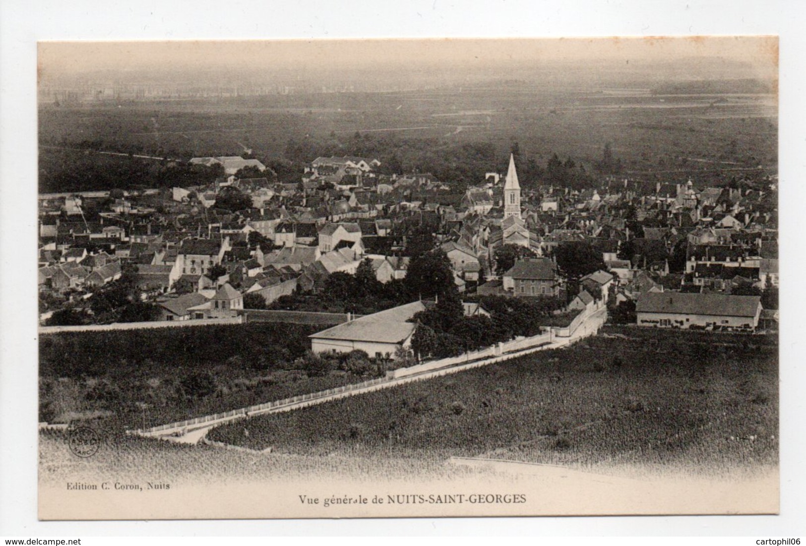 - CPA NUITS-SAINT-GEORGES (21) - Vue Générale - Edition C. Coron - - Nuits Saint Georges