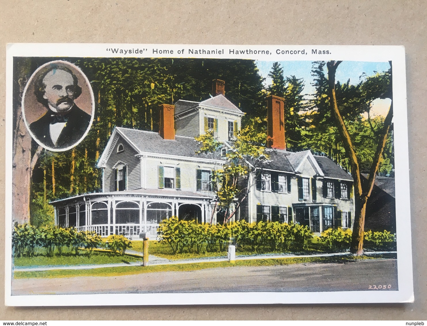 USA - CONCORD MA - Wayside Home Of Nathaniel Hawthorne - United Art 22050 - Other & Unclassified