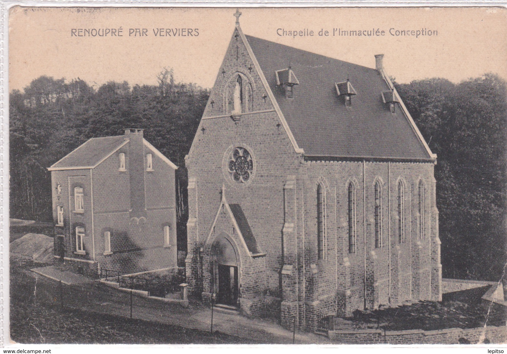 DISON -ANDRIMONT (REMISE - 50% Déjà Déduite )"Chapelle De L'Immaculée Conception " à Renoupré En 1910   (voir Scans ) - Dison