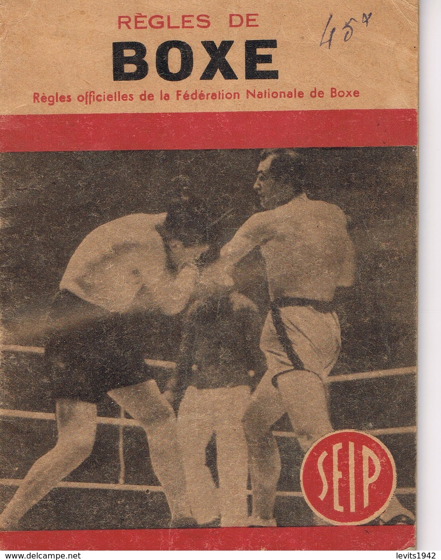 BOXE - REGLES - PETIT LIVRE - - Livres