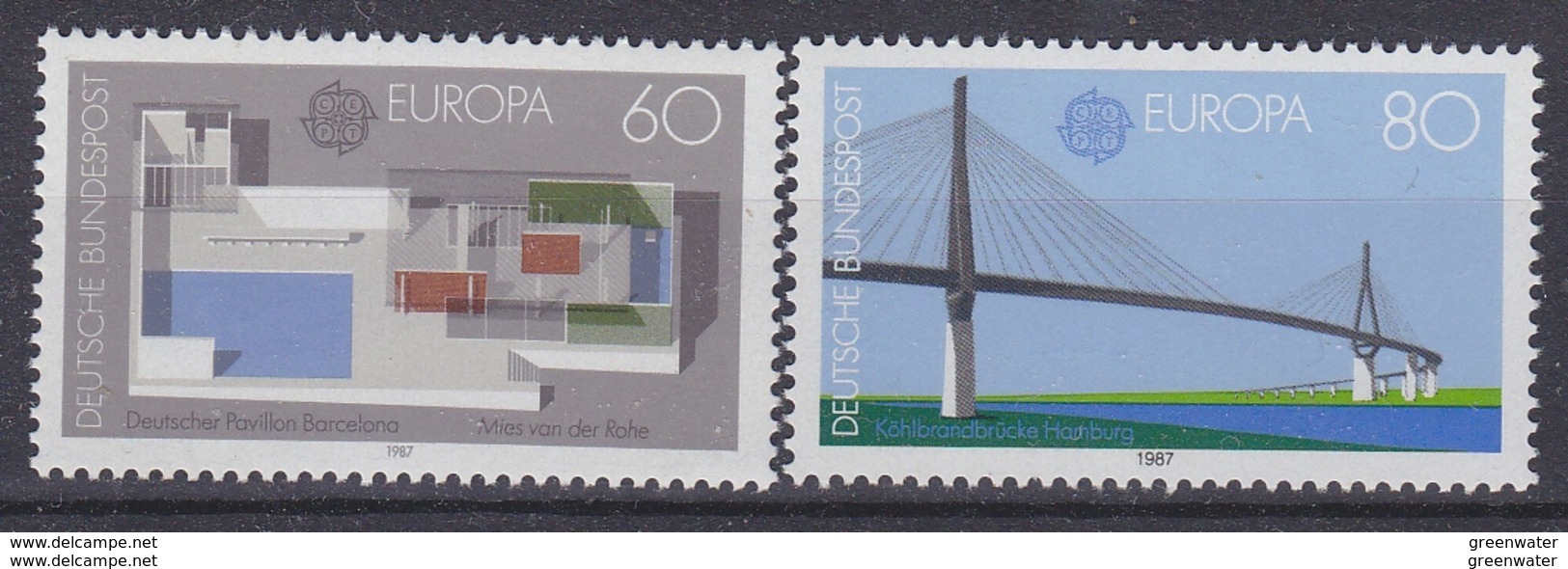 Europa Cept 1987 Germany 2v  ** Mnh (47804S) - 1987