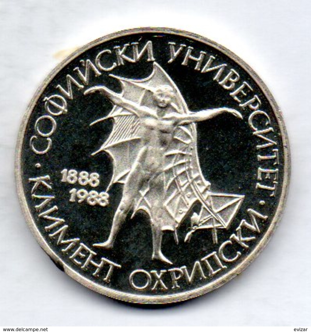 BULGARIA, 20 Leva, Silver, Year 1988, KM #173 - Bulgaria