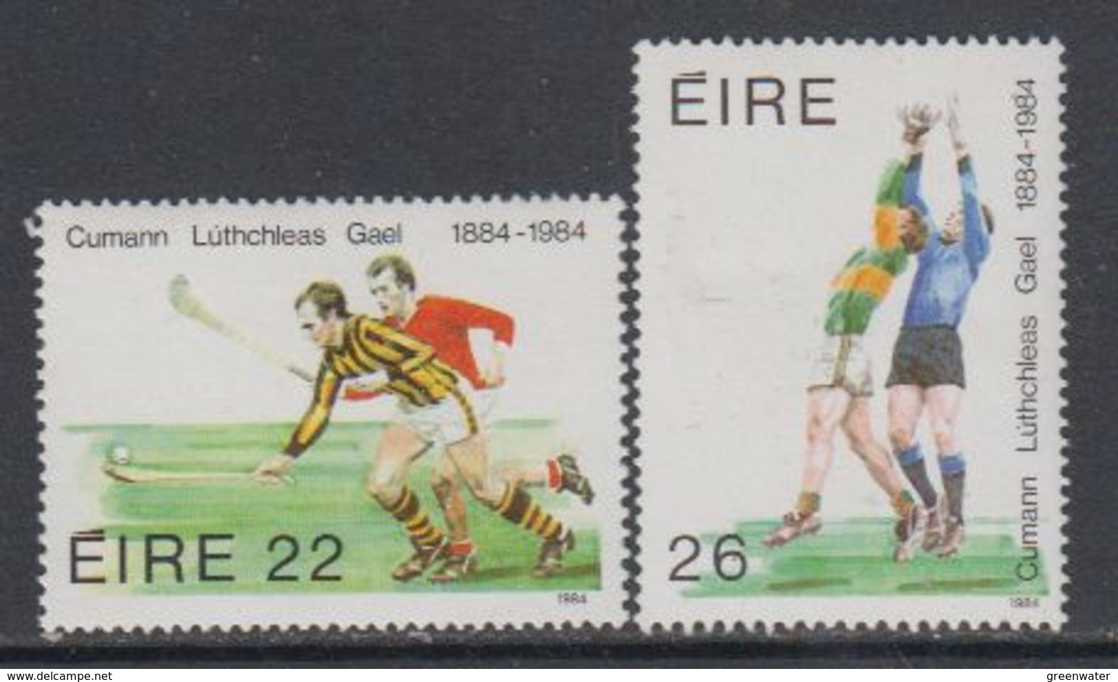 Ireland 1984 100J. Gälischer Sportverbandes 2v ** Mnh (47806A) - Nuovi