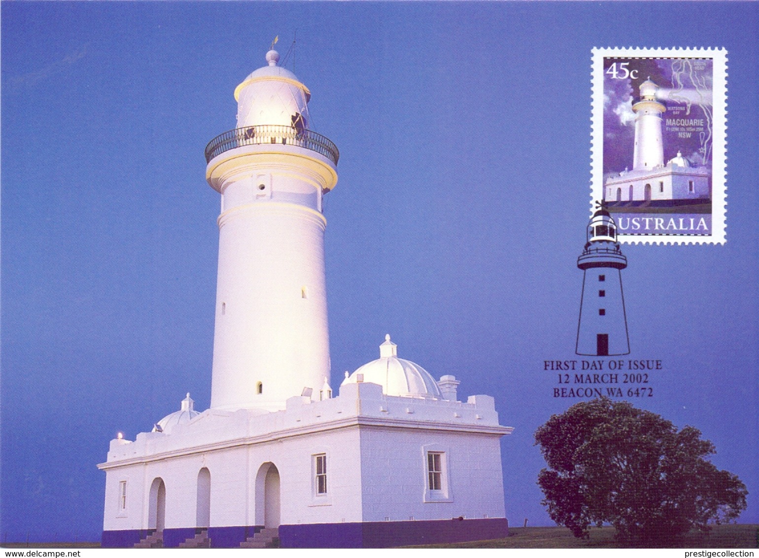 POSTAGE PRE PAID AUSTRALIA SET 4 PIECES COLLECTION 1997  POST CARD MAXIMUN  (MAGG200418) - Leuchttürme