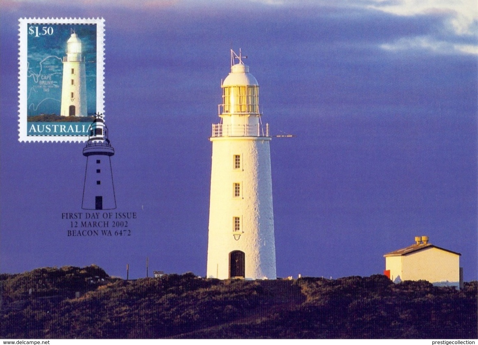 POSTAGE PRE PAID AUSTRALIA SET 4 PIECES COLLECTION 1997  POST CARD MAXIMUN  (MAGG200418) - Vuurtorens