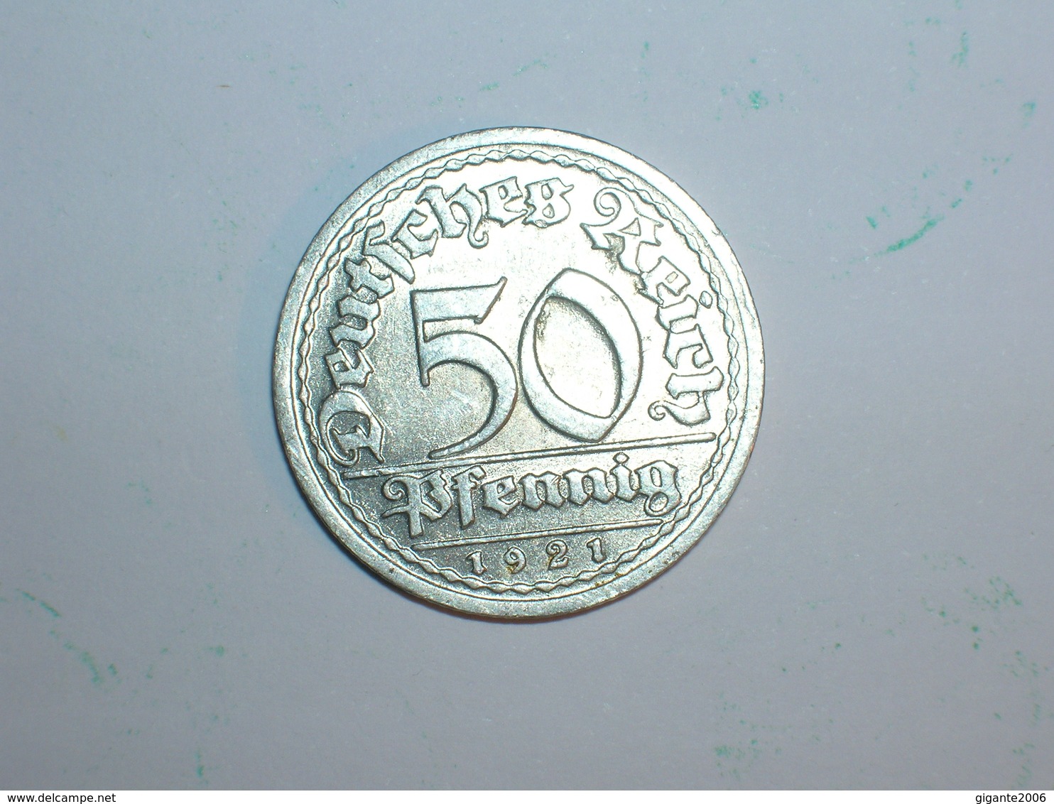 ALEMANIA 50 PFENNIG 1921 J (1233) - 50 Rentenpfennig & 50 Reichspfennig