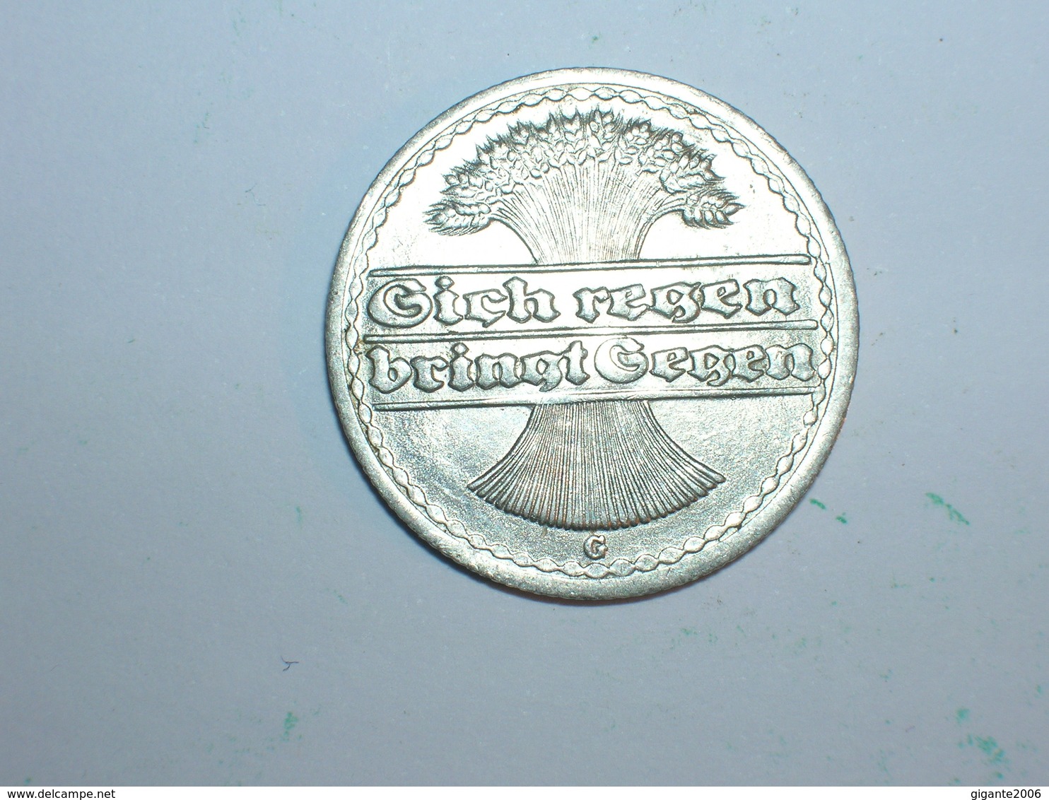 ALEMANIA 50 PFENNIG 1922 G (1237) - 50 Rentenpfennig & 50 Reichspfennig