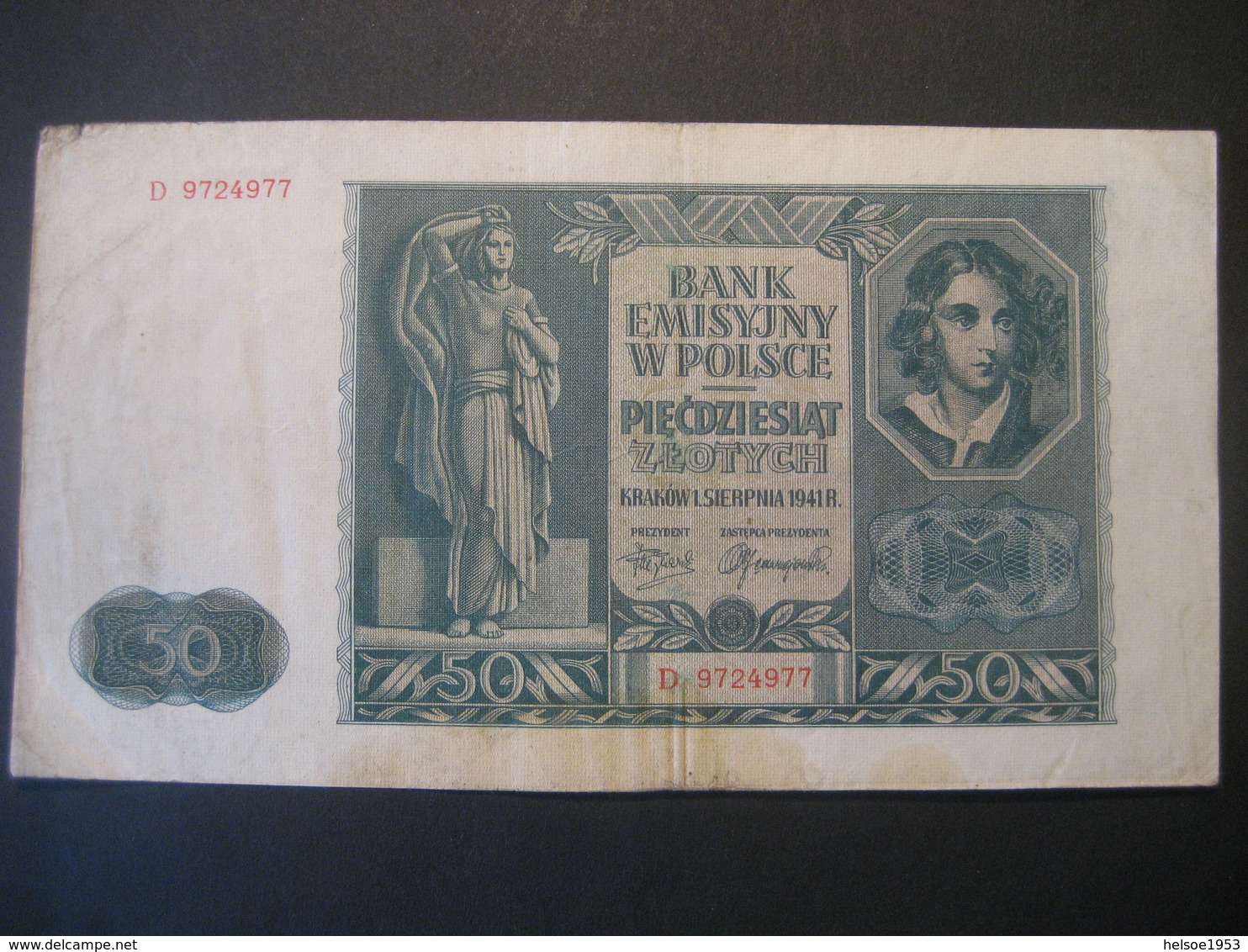 Polen- 50 Zloty 1941 - Pologne