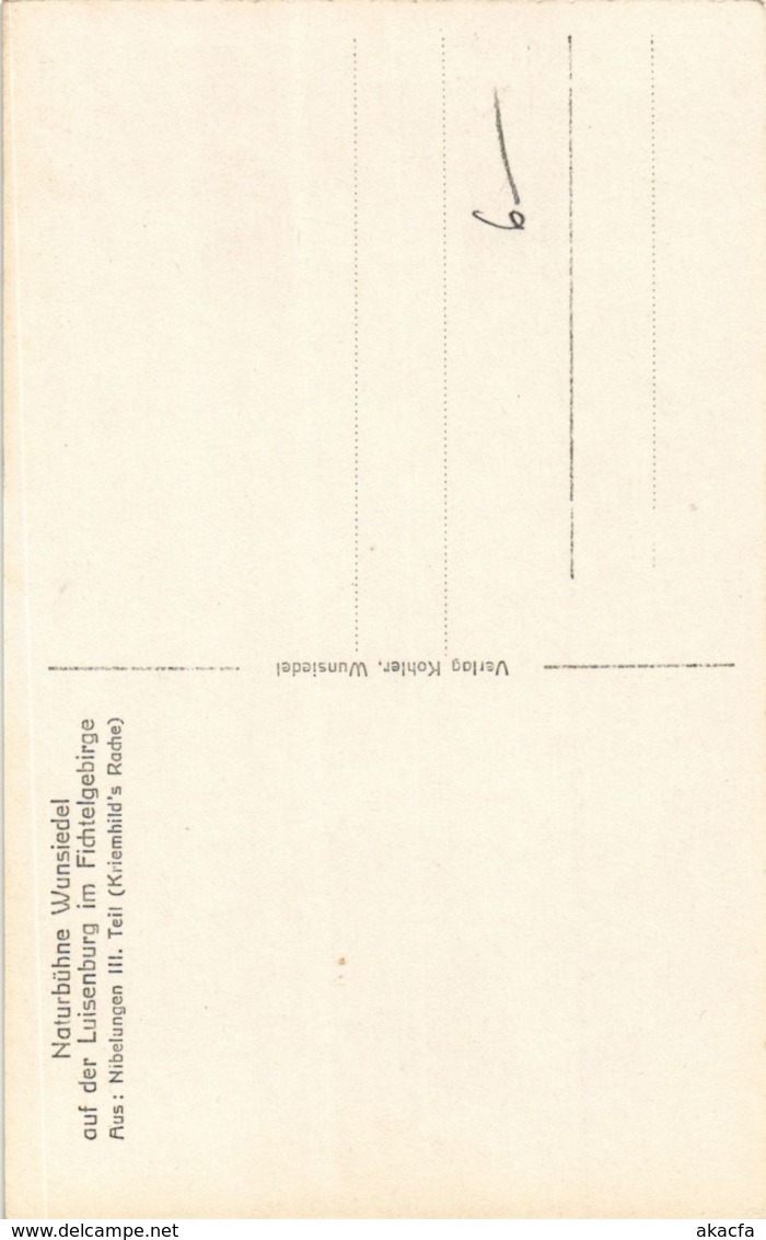 CPA AK Wunsiedel - Naturbuhne Wunsiedel Auf Der Luisenburg GERMANY (964404) - Wunsiedel