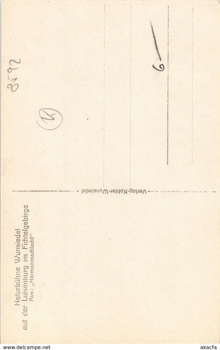 CPA AK Wunsiedel - Naturbuhne Wunsiedel Auf Der Luisenburg GERMANY (964421) - Wunsiedel