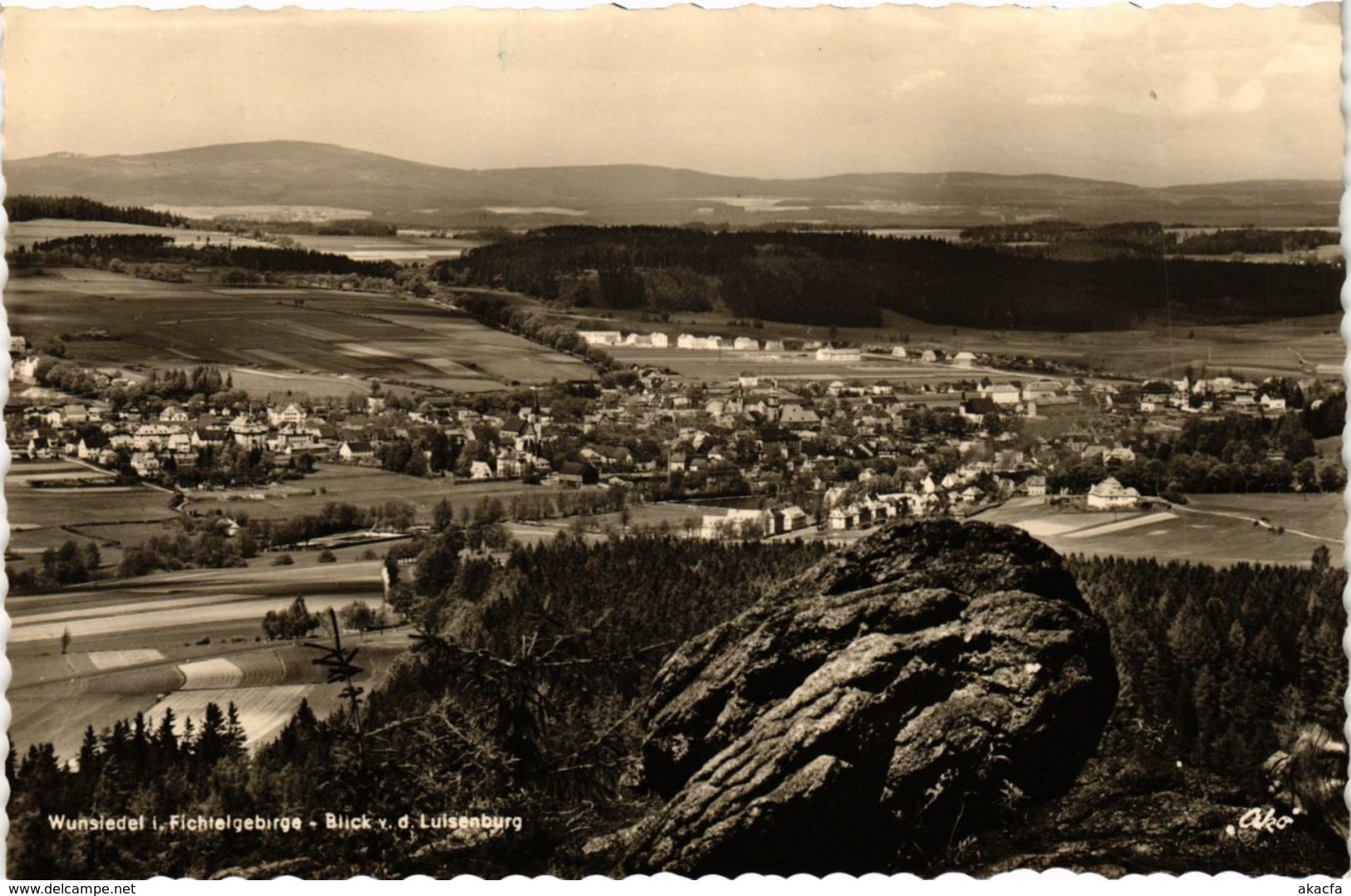 CPA AK Wunsiedel - Blick Von Der Luisenburg GERMANY (964456) - Wunsiedel