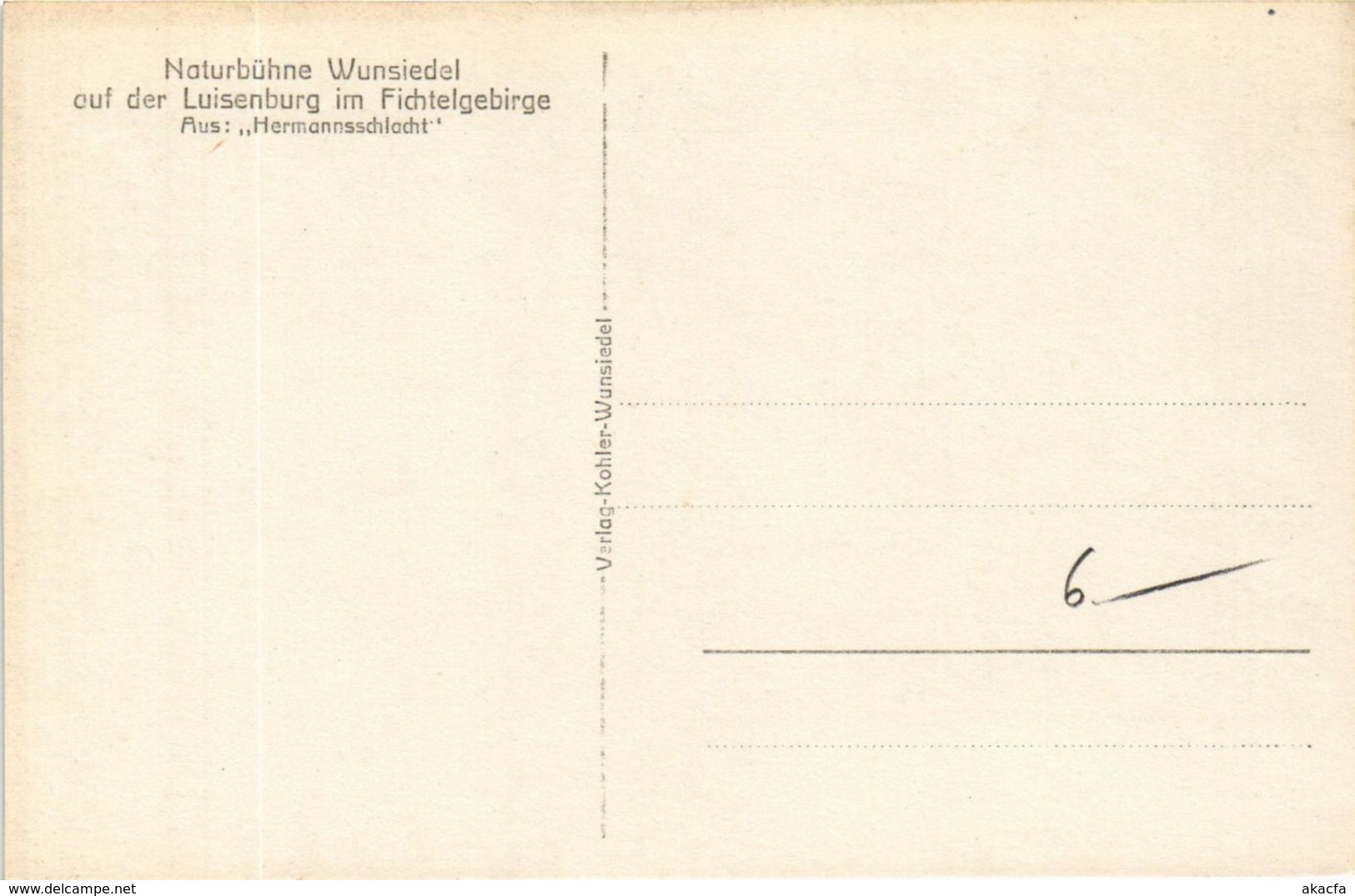 CPA AK Wunsiedel - Naturbuhne Wunsiedel Auf Der Luisenburg GERMANY (964470) - Wunsiedel