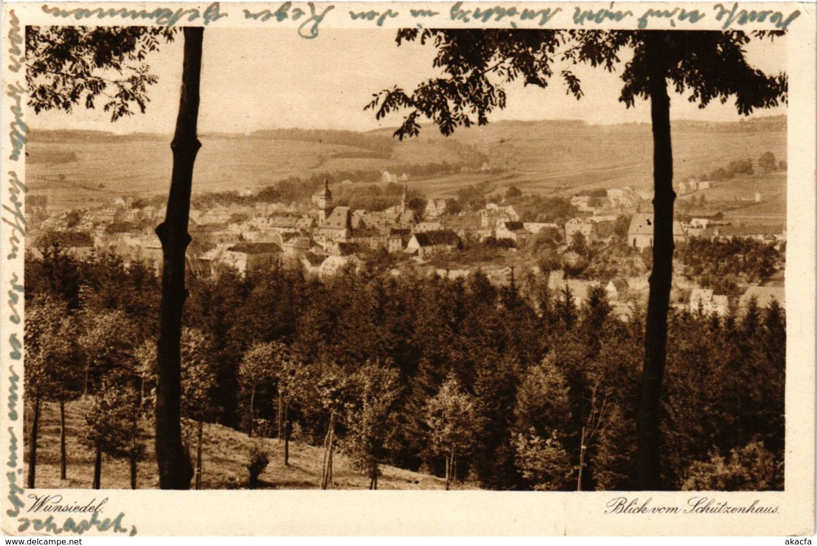 CPA AK Wunsiedel - Blick Vom Schutzenhaus GERMANY (964507) - Wunsiedel