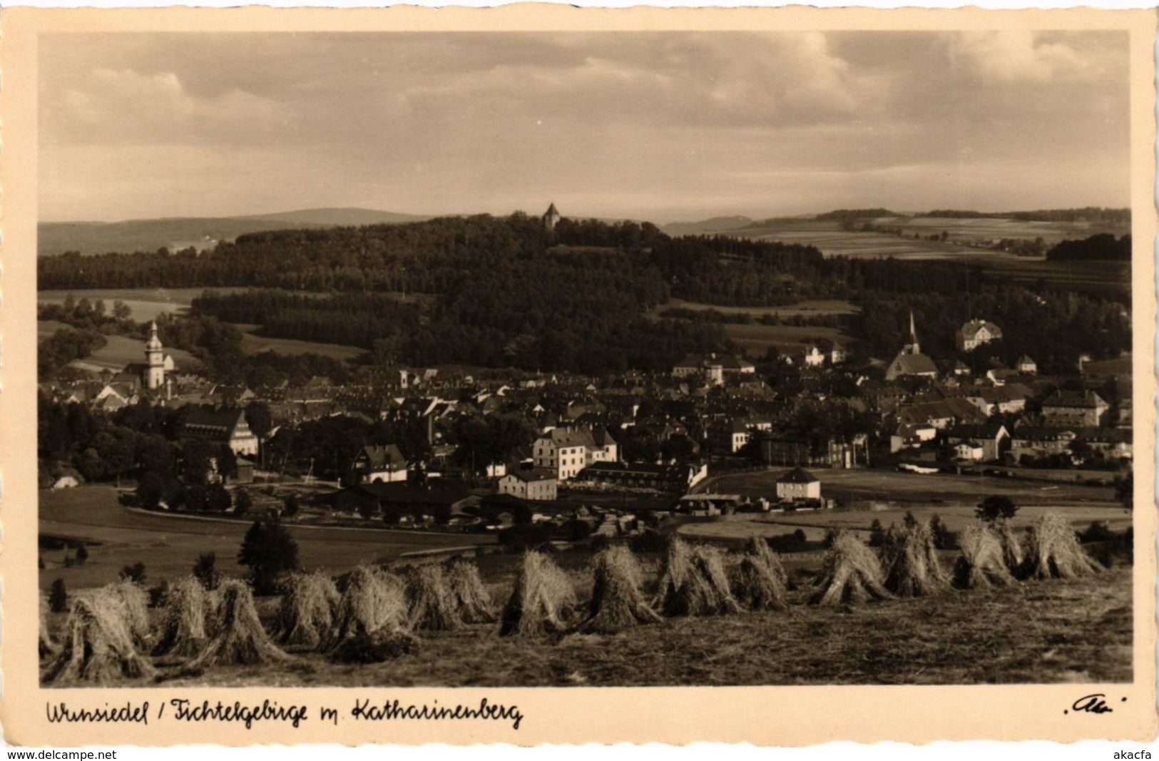 CPA AK Wunsiedel - Wunsiedel Mit Katharinenberg GERMANY (964537) - Wunsiedel