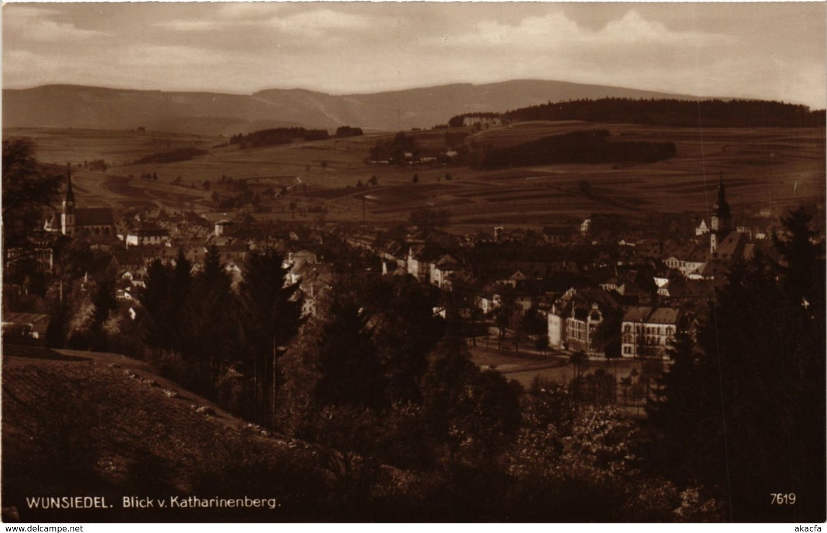 CPA AK Wunsiedel - Blick V. Katharinenberg GERMANY (964540) - Wunsiedel