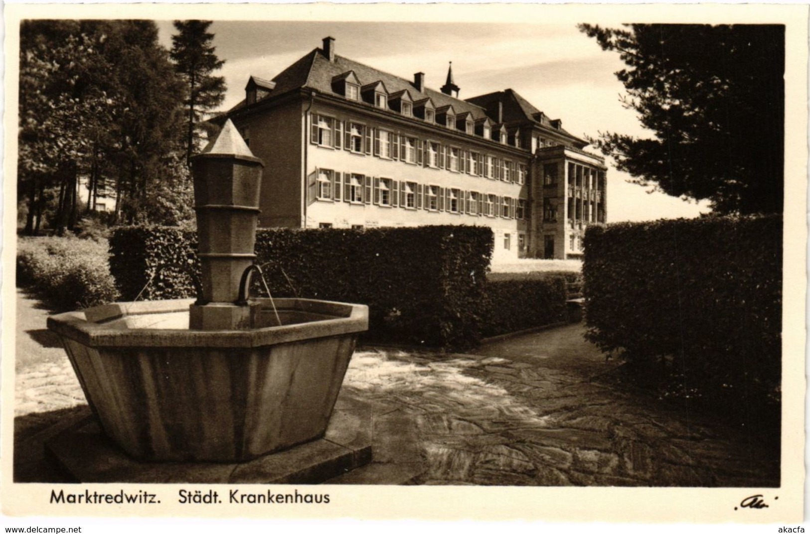 CPA AK Marktredwitz - Stadt. Krankenhaus GERMANY (964603) - Marktredwitz