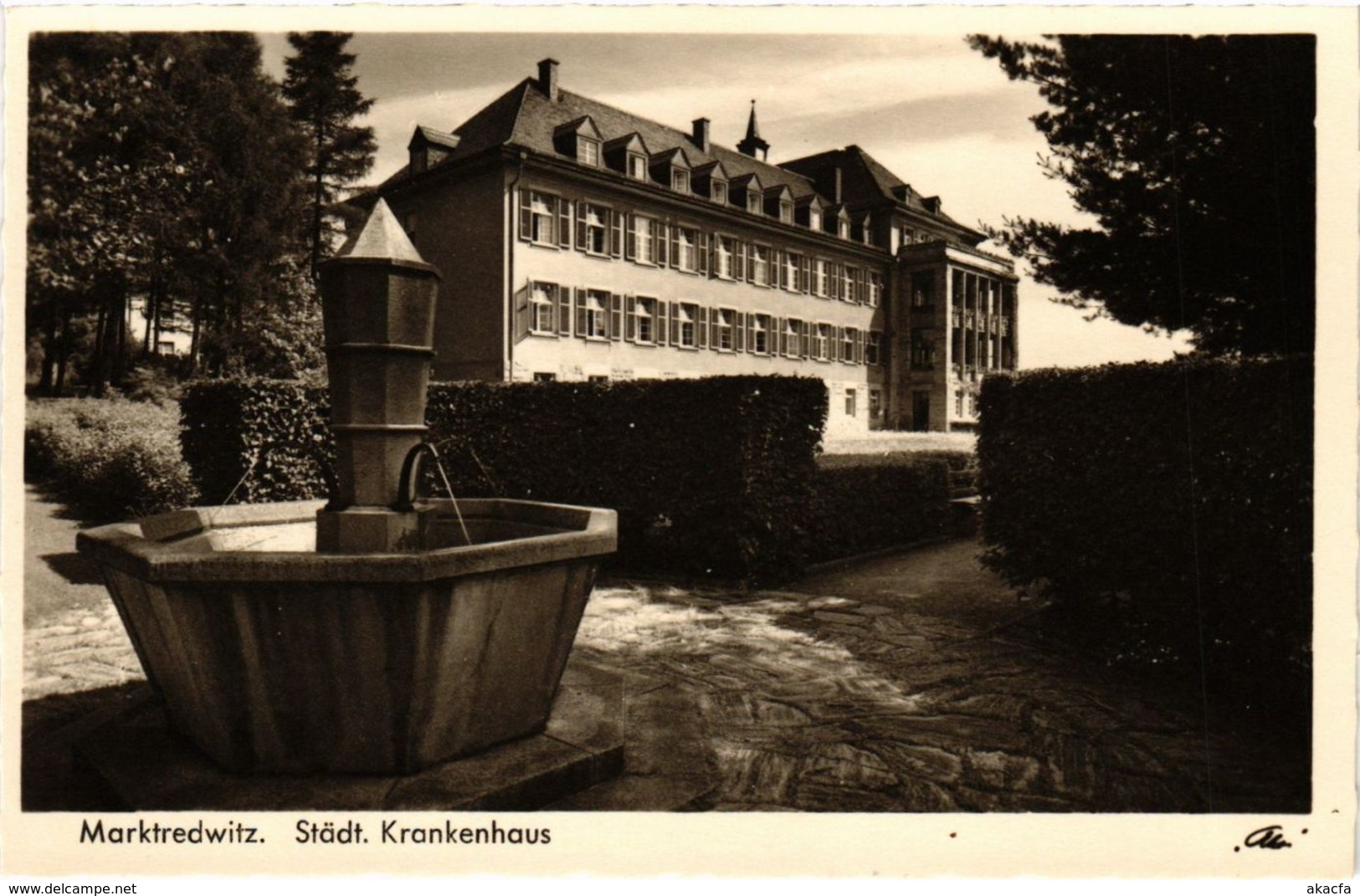 CPA AK Marktredwitz - Stadt. Krankenhaus GERMANY (964602) - Marktredwitz