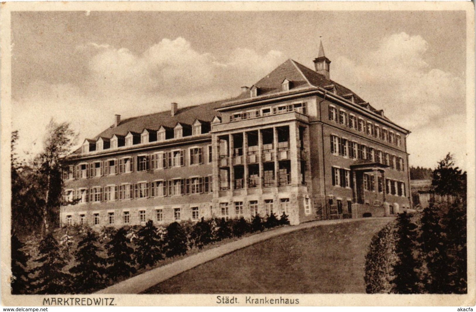 CPA AK Marktredwitz - Stadt. Krankenhaus GERMANY (964629) - Marktredwitz