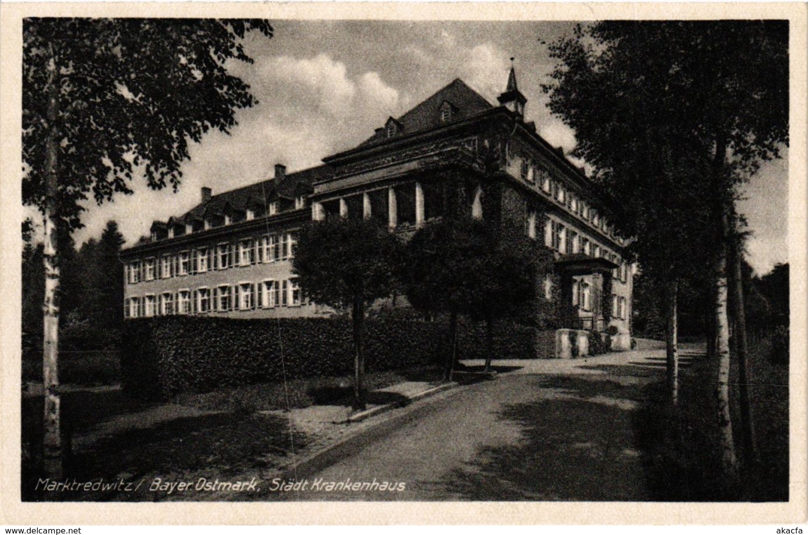 CPA AK Marktredwitz - Stadt. Krankenhaus GERMANY (964636) - Marktredwitz