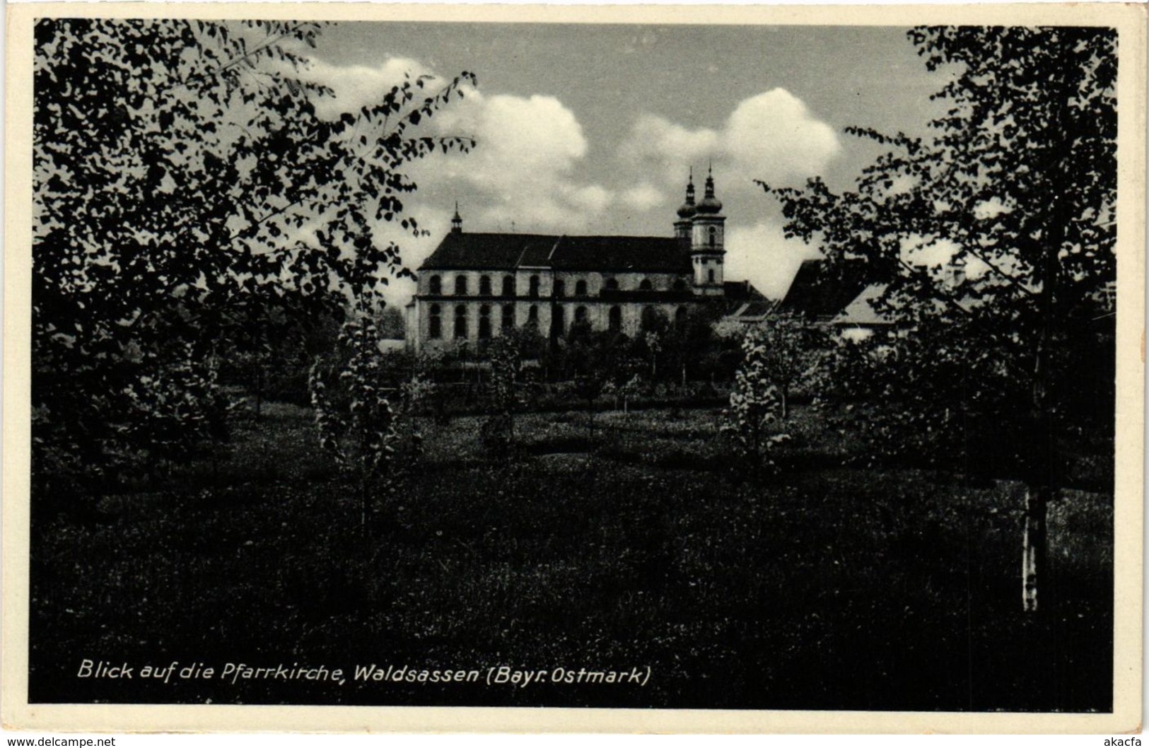 CPA AK Waldsassen - Blick Auf Pfarrkirche GERMANY (964651) - Waldsassen