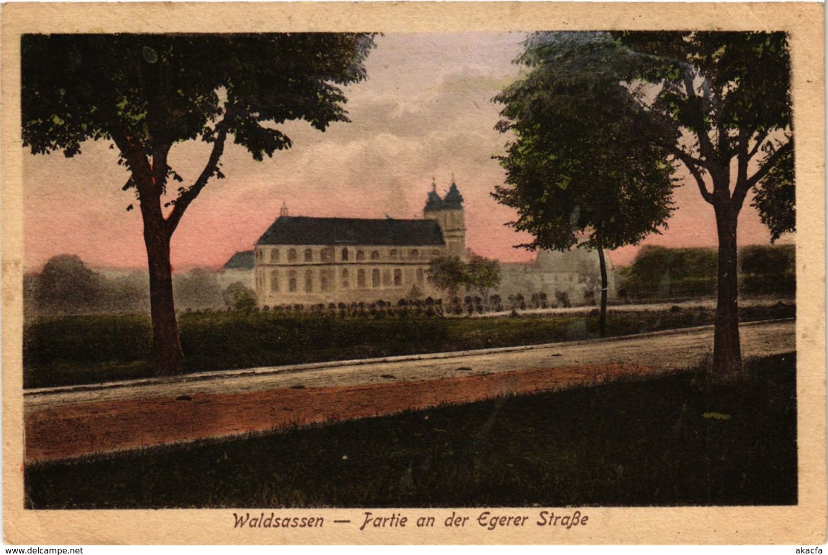 CPA AK Waldsassen - Partie An Der Egerer Strasse GERMANY (964654) - Waldsassen