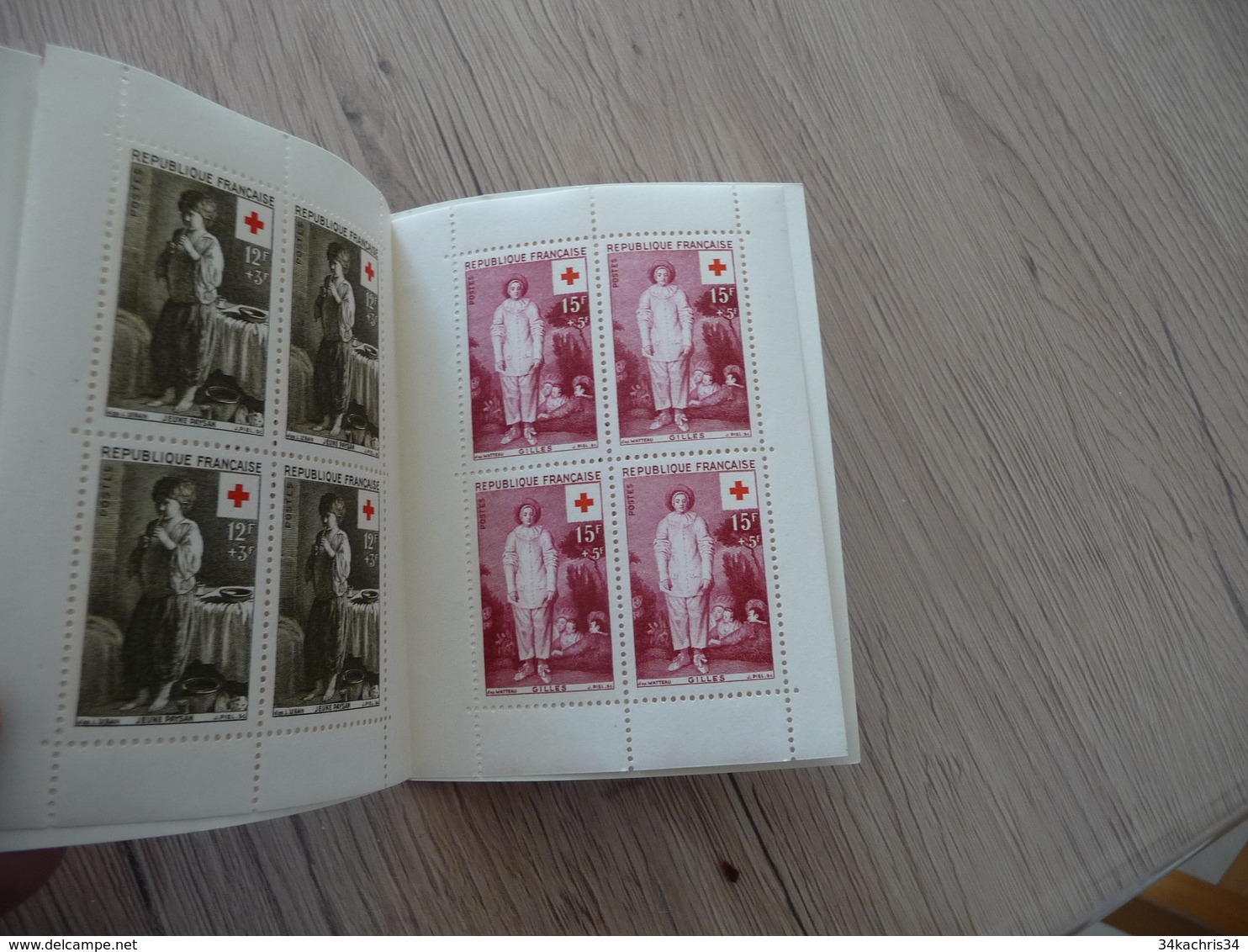 Carnet France  Croix Rouge TBE 1956 N° 2005 - Red Cross