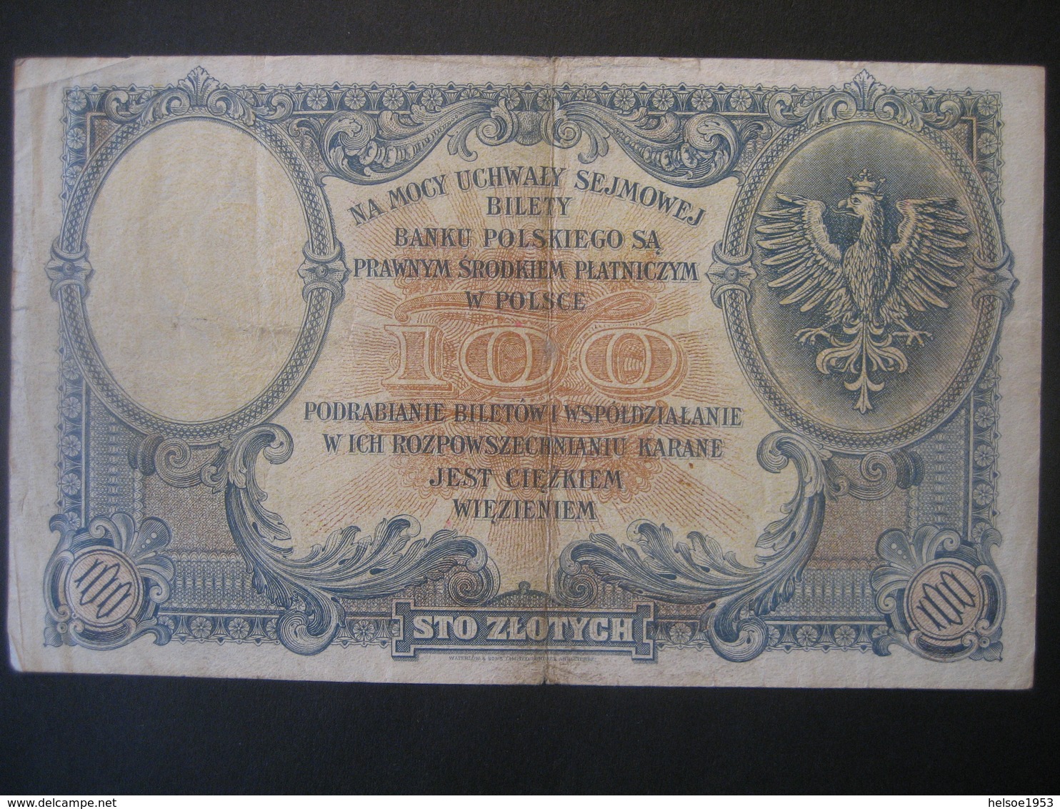 Polen- 100 Zloty 1919 S.B. 2918251 - Polen