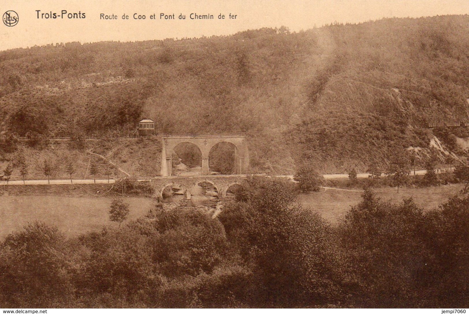TROIS PONTS : Route De Coo Et Pont Du Chemin De Fer - Trois-Ponts