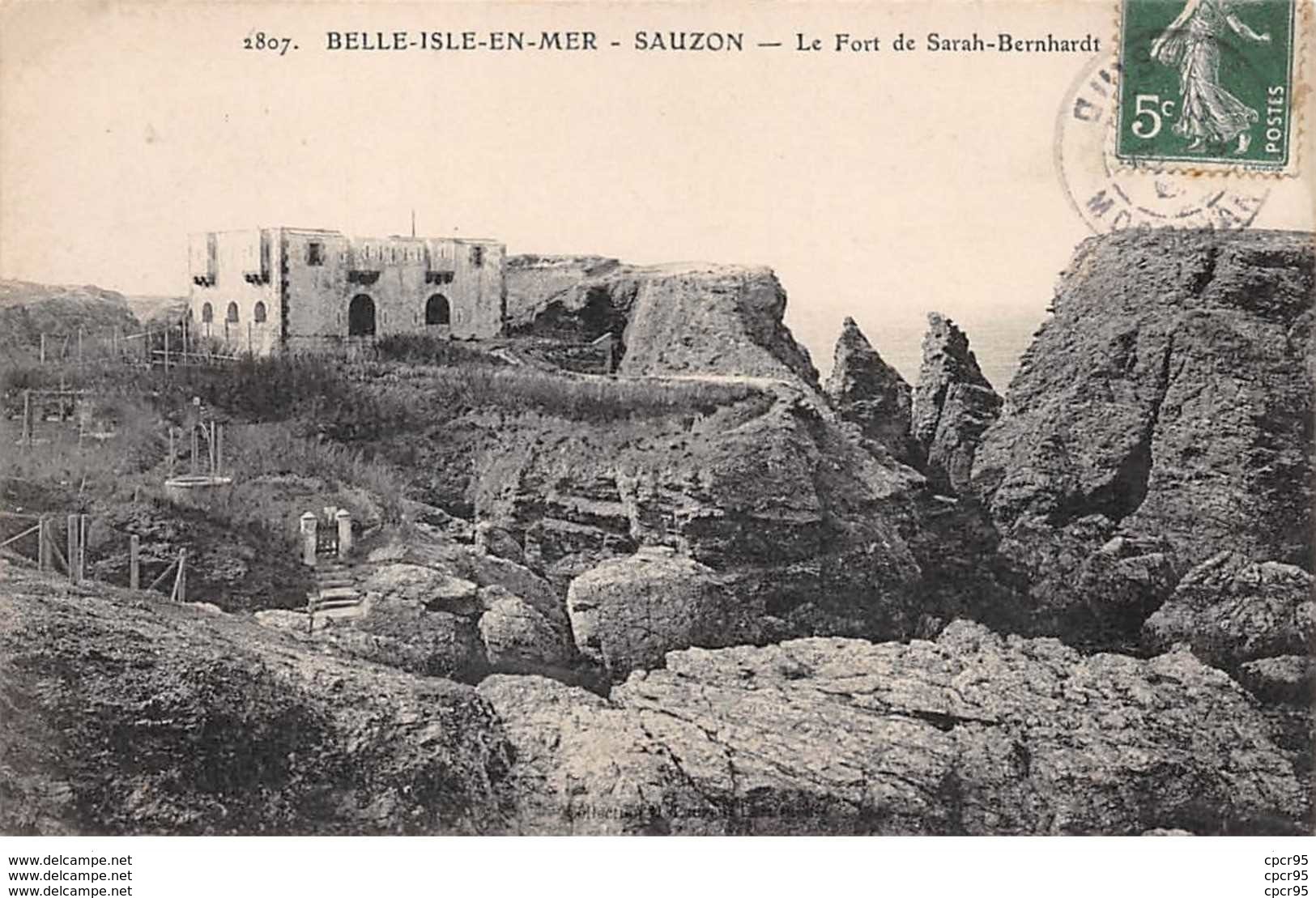 56. N° 103651 .belle Isle En Mer .le Fort De Sarah Bernhardt . - Belle Ile En Mer