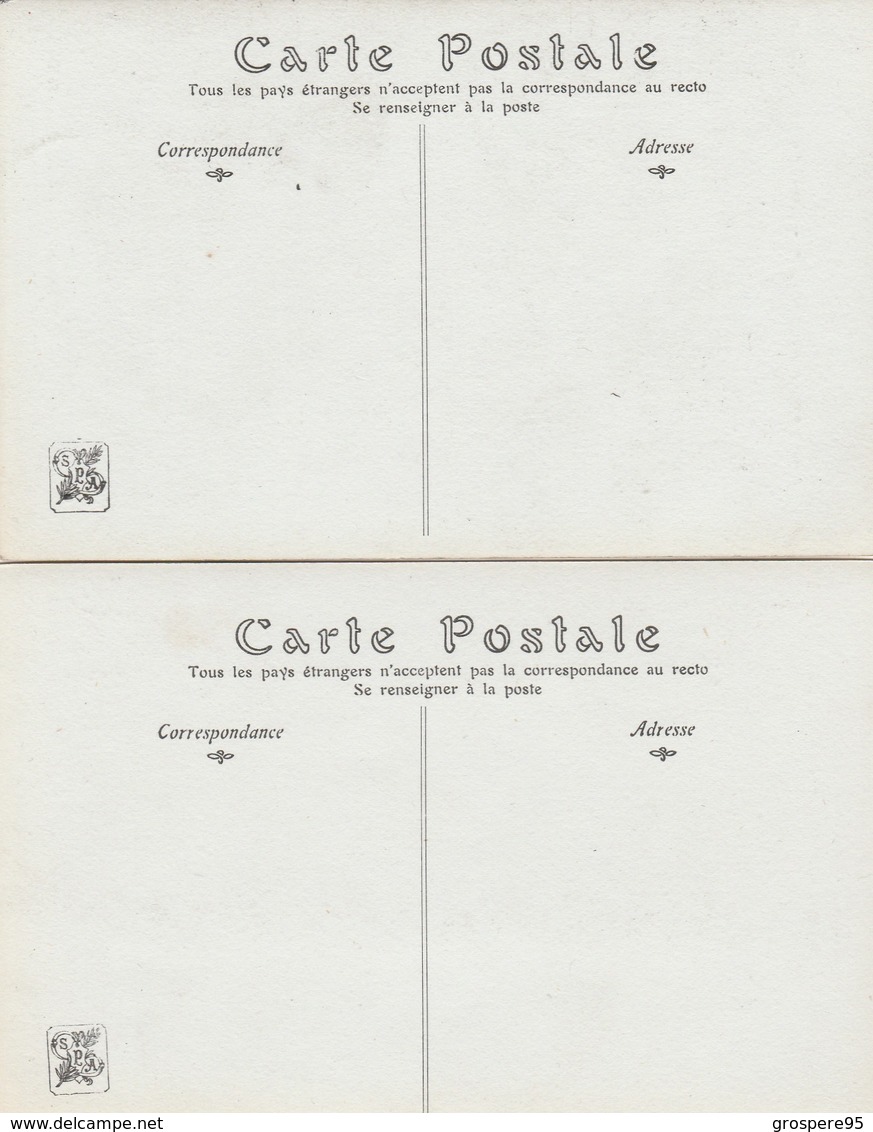 SALON 1907 LOT 4 CARTES - Paintings