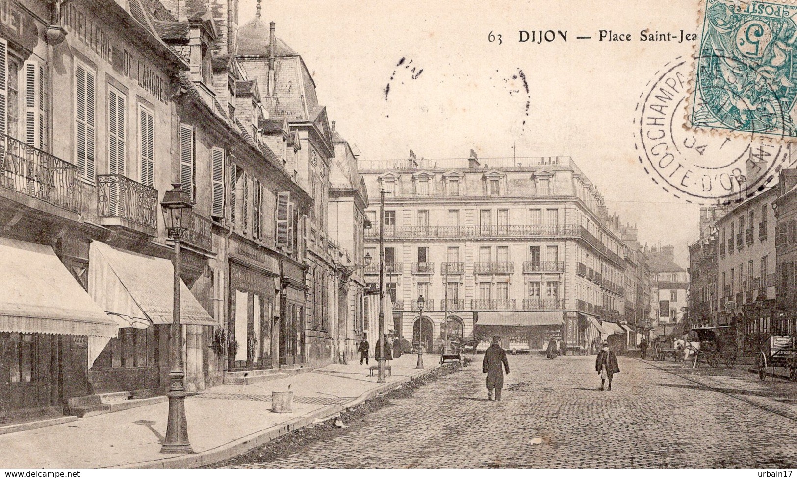 CPA. Dijon. Place Saint Jean. V 1904. N&B. BE - Dijon