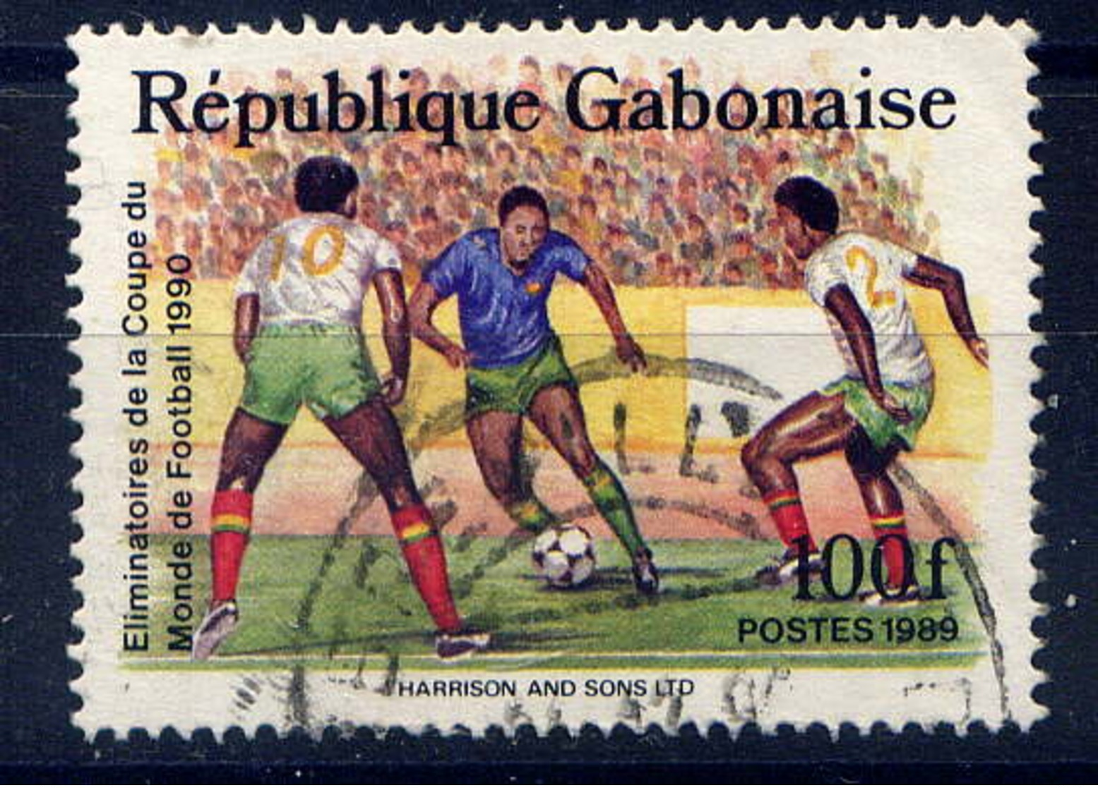 GABON  - 674° - COUPE DU MONDE DE FOOTBALL - Gabun (1960-...)