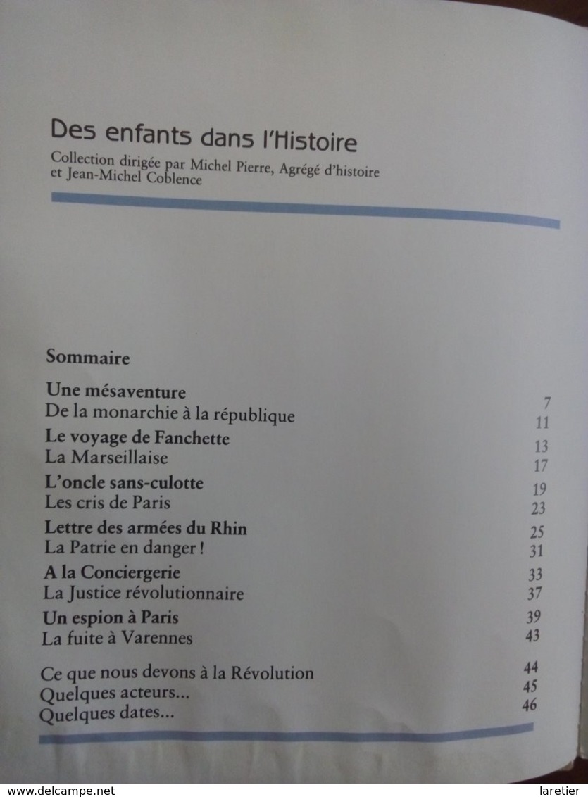 A PARIS SOUS LA REVOLUTION - Des Enfants Dans L'Histoire - Casterman - Casterman