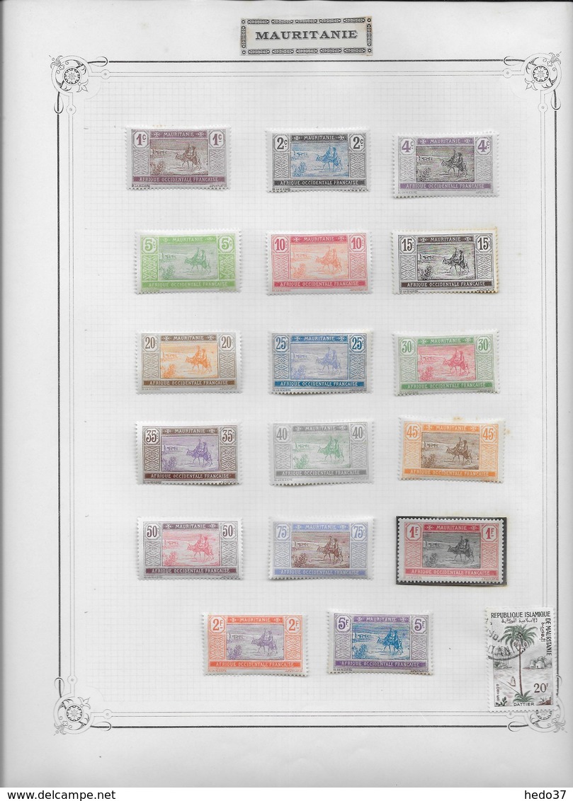 Mauritanie Collection Vendue Page Par Page - Timbres Neufs * Avec Charnière - B/TB - Autres & Non Classés