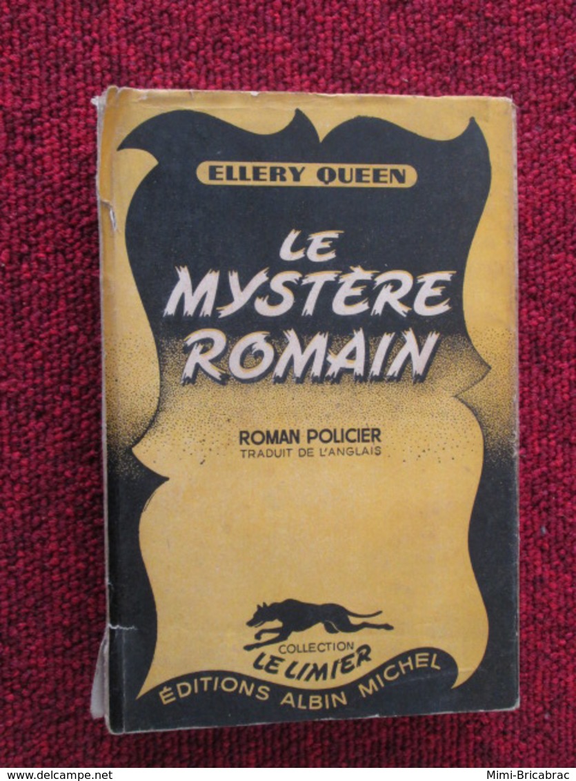 POL3/2013 : POLICIER DE 1948 / ELLERY QUEEN / LE MYSTERE ROMAIN / ALBIN MICHEL LE LIMIER - Albin-Michel - Le Limier