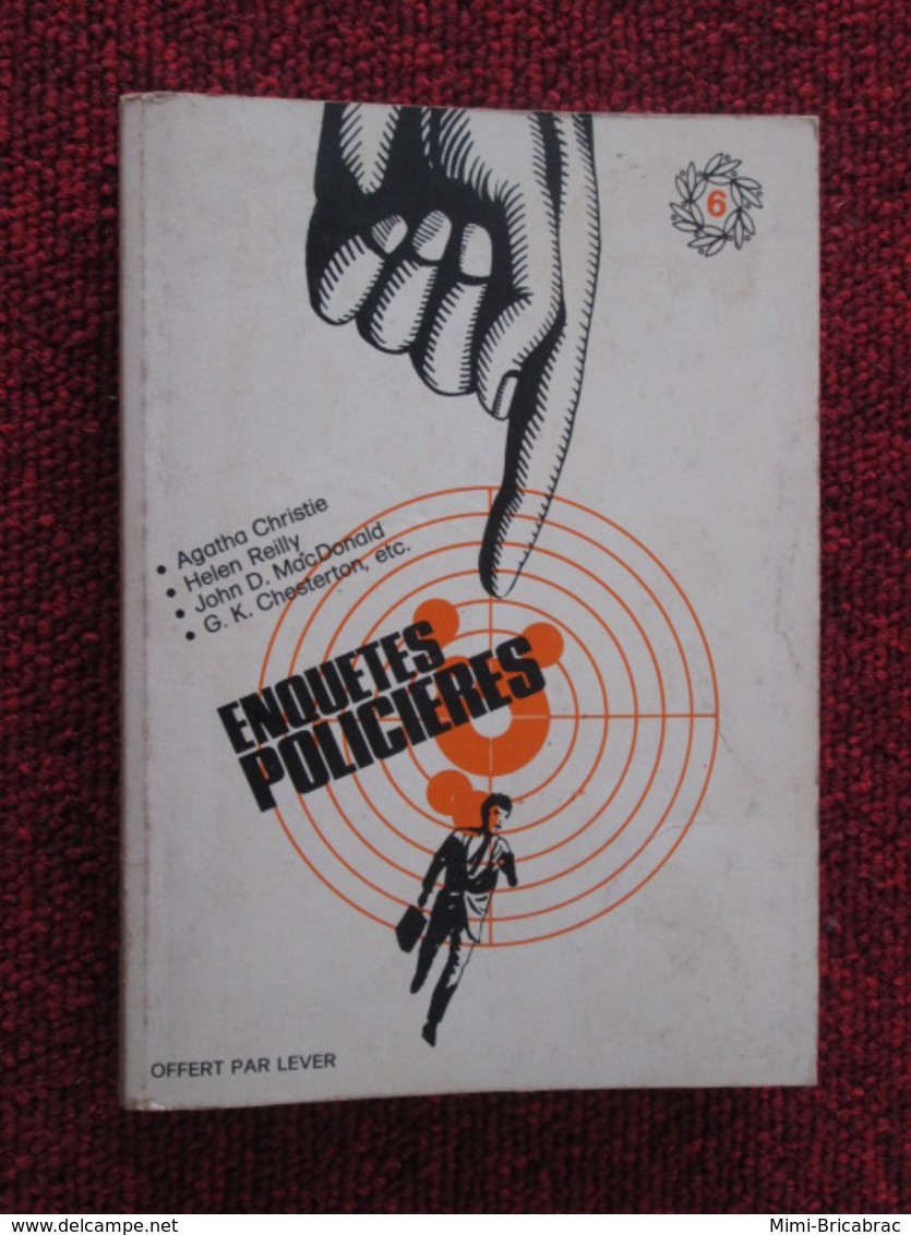 POL3/2013 : POLICIER / 1973 / OFFERT PAR LEVER EDITION PUBLICITAIRE / ENQUETES POLICIERES N°6 - Publicitaires, Ed.