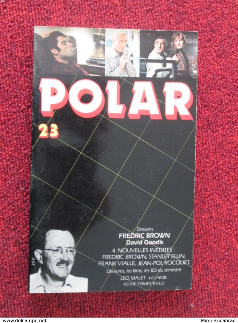 POL3/2013 : POLICIER / REVUE POLAR N°23 De 1982 - Autres & Non Classés