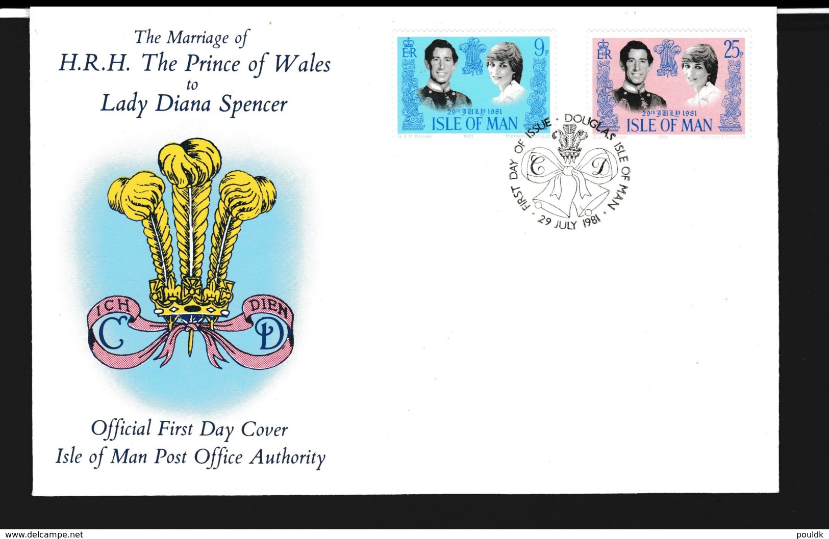 Isle Of Man FDC 1981 Royal Wedding Charles & Diana (NB**LAR9-97) - Man (Insel)
