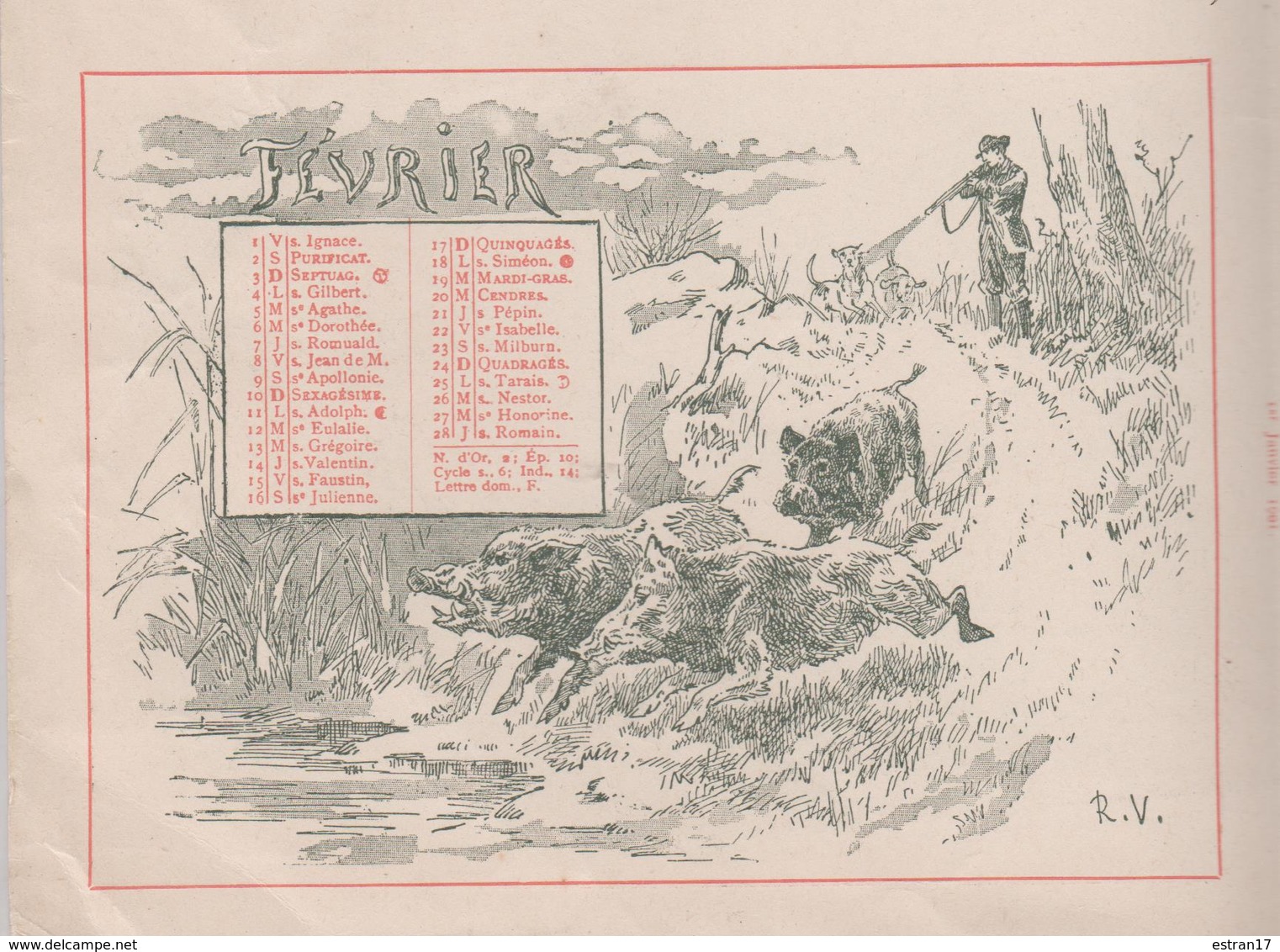 1901 CALENDRIER DU JOURNAL DES DEMOISELLES 14 RUE DROUOT PARIS - Formato Grande : 1901-20