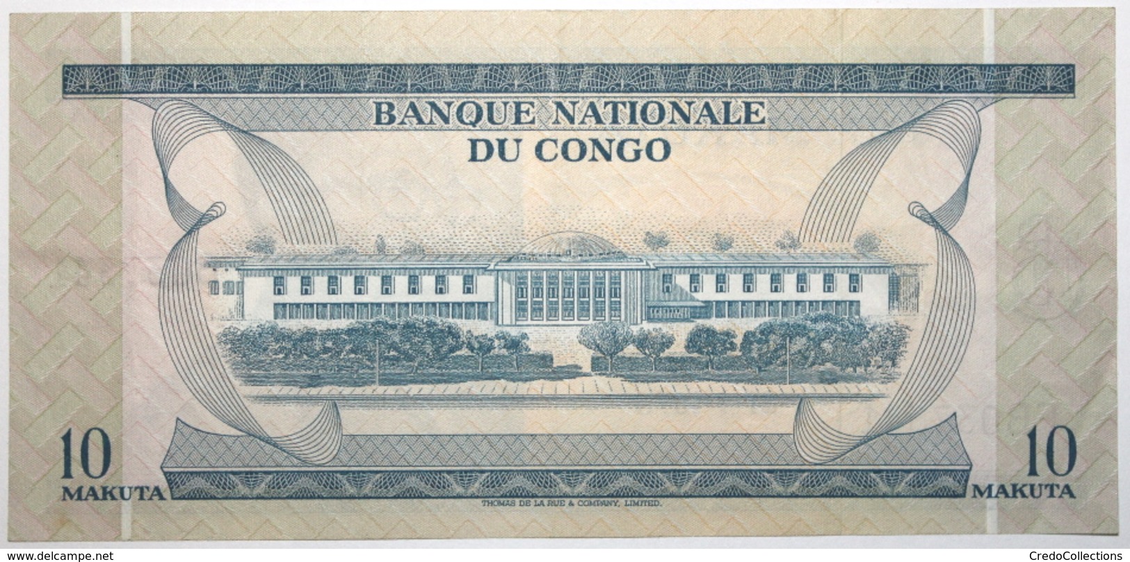 Congo (RD) - 10 Makuta - 1970 - PICK 9a.3 - SUP+ - Demokratische Republik Kongo & Zaire