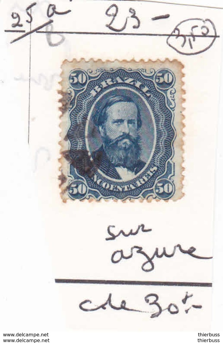 Bresil 25 Empereur Pedro 2 - Used Stamps